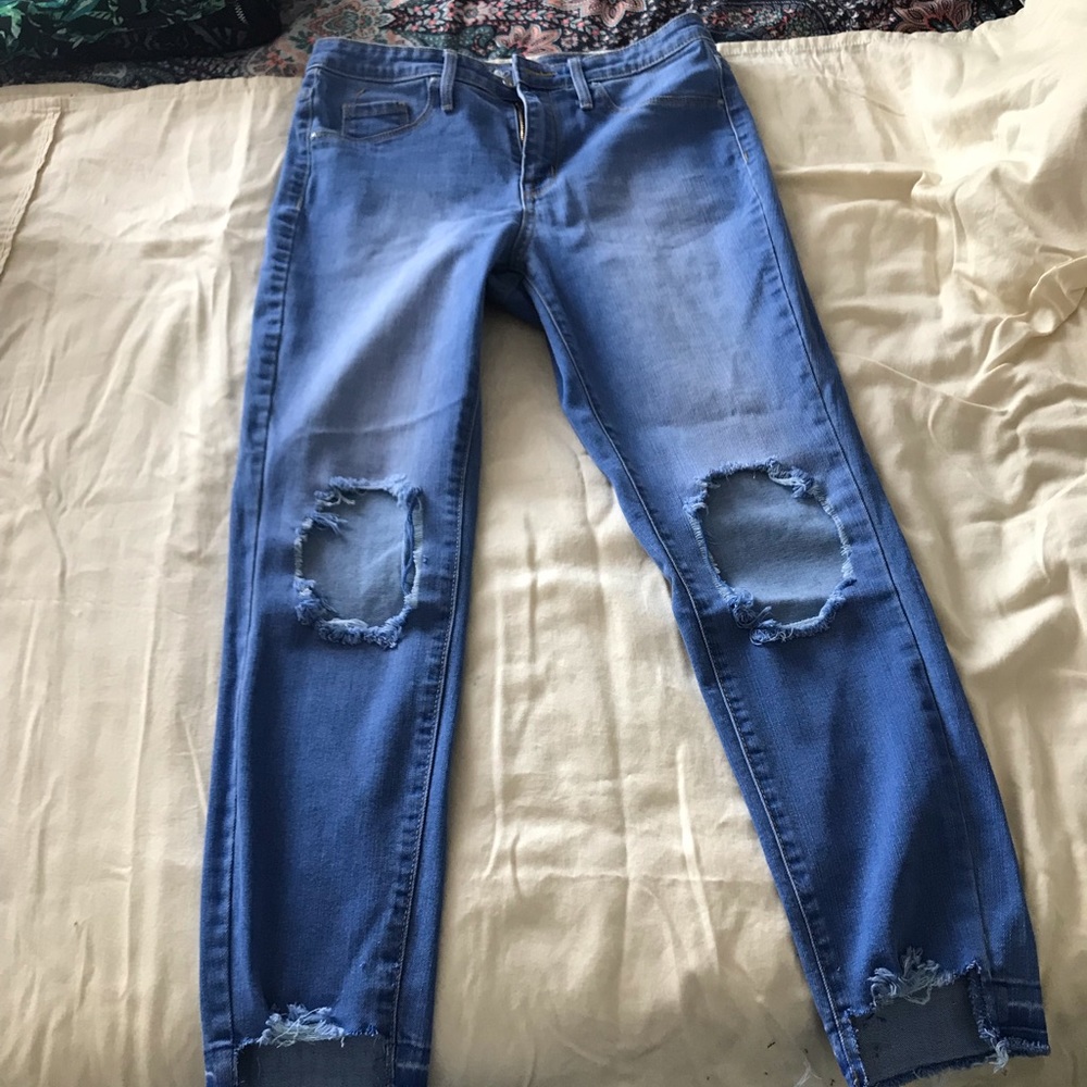 Missimo Distressed Crop Jegging
